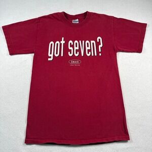 Vintage Oklahoma Sooners Smack Apparel Got Seven T-Shirt Red Mens S OU Football